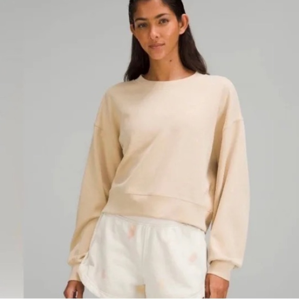 Lululemon Perfectly Oversized Cropped Crew Softstreme